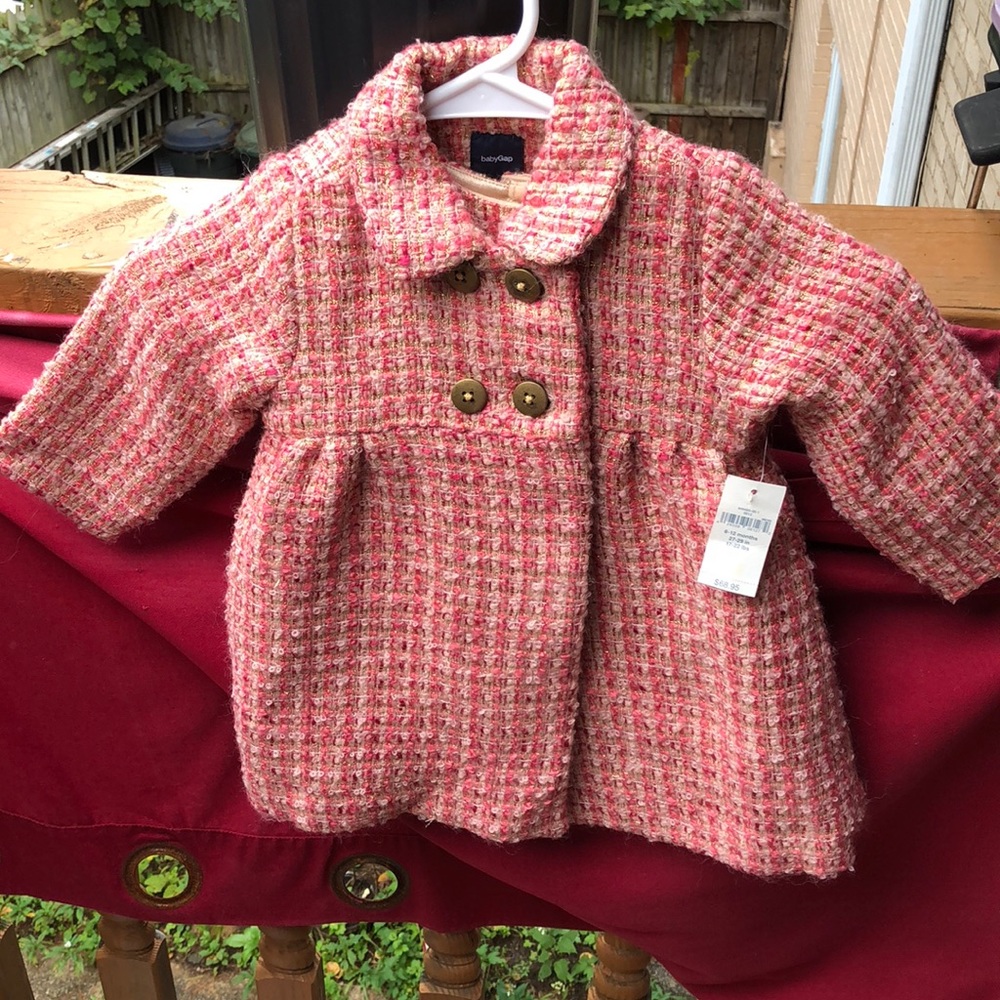 Little girls coat with a matching dress
